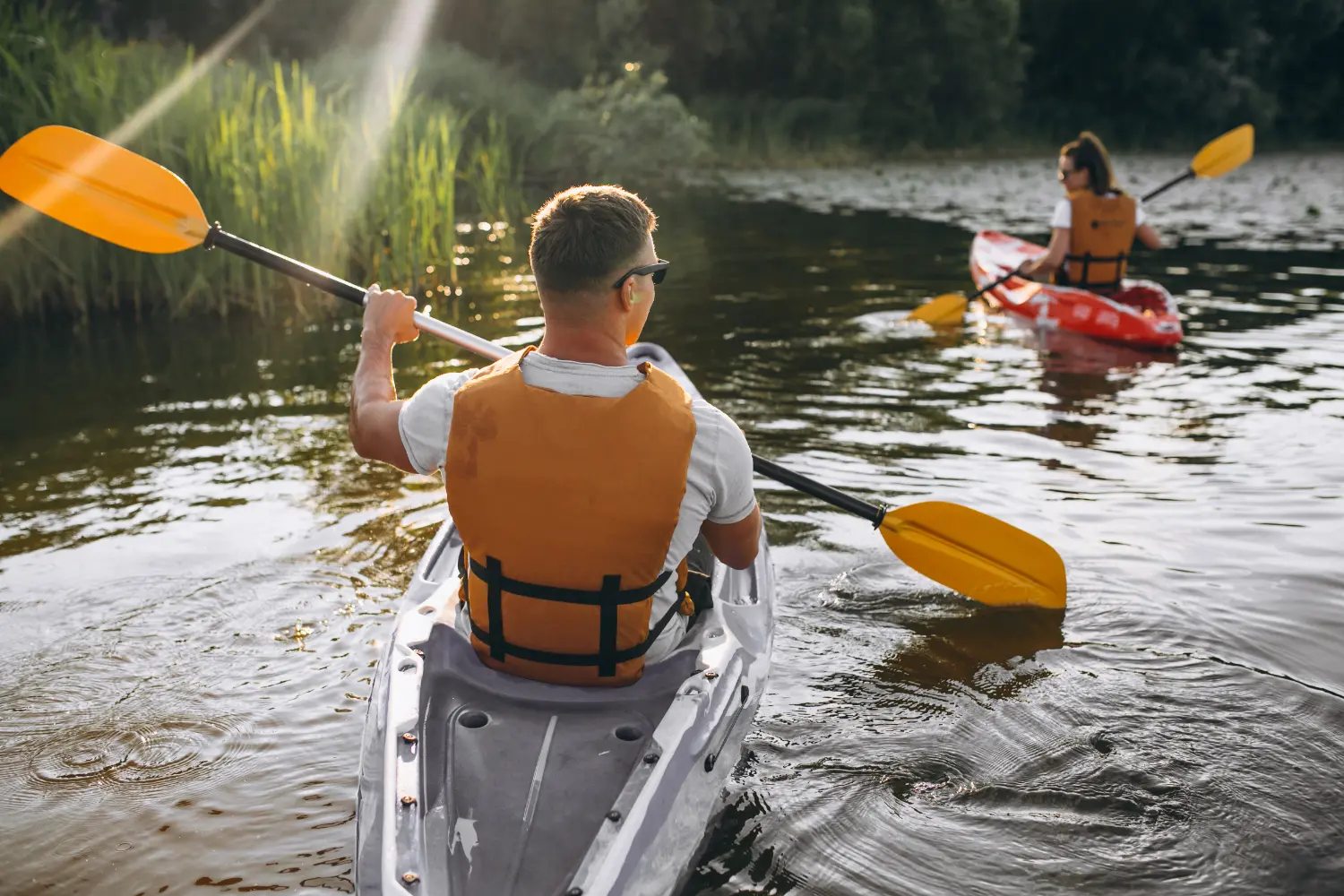 actividad de kayak